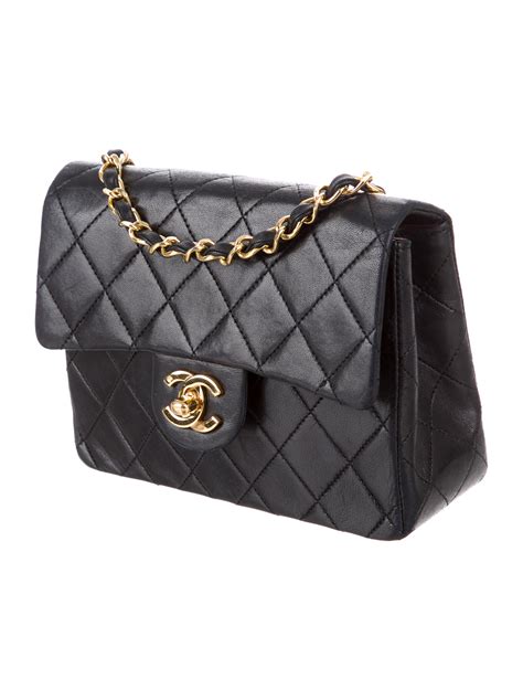 chanel square stitch bag|vintage Chanel mini flap bag.